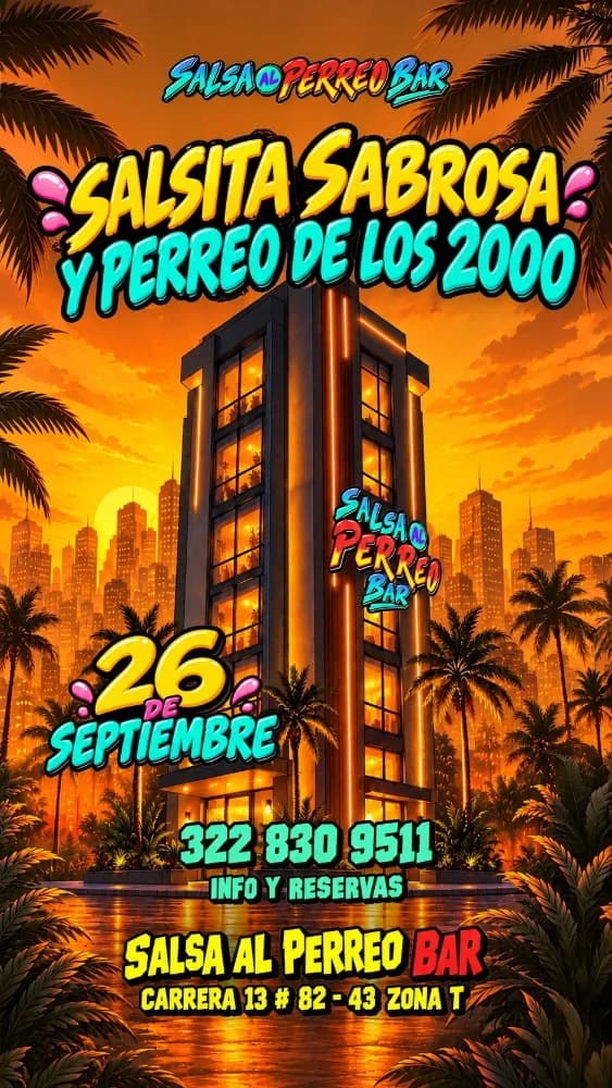 Flyer de SALSITA SABROSA Y PERREO DE LOS 2000