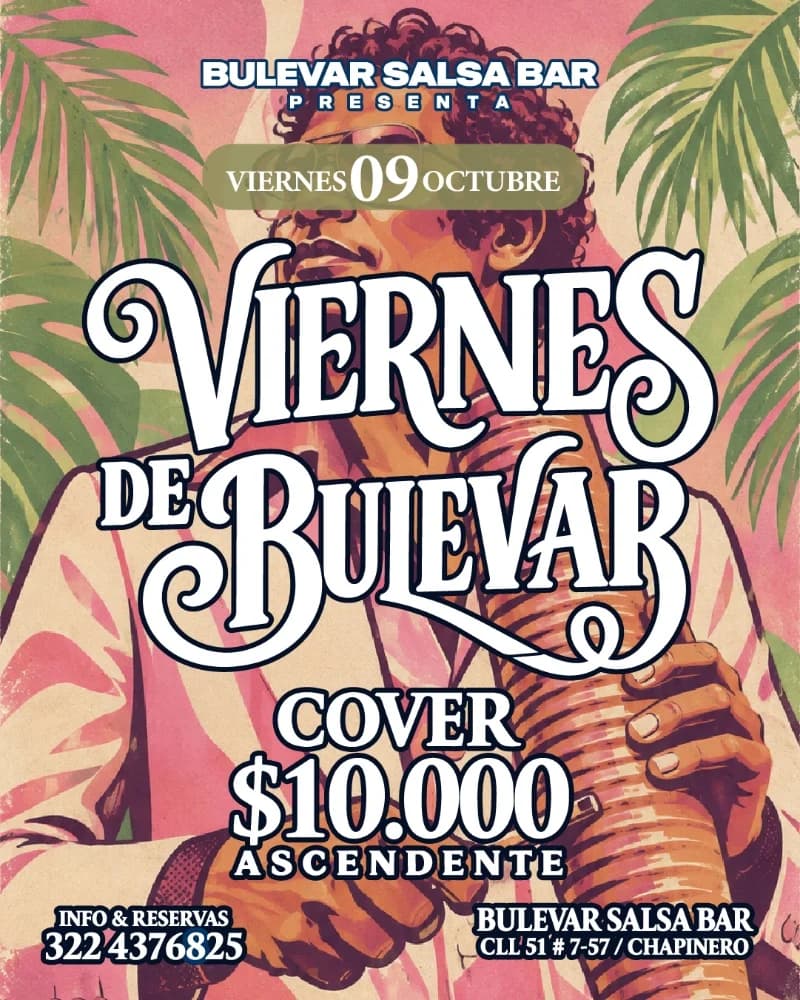 Flyer de Viernes de bulevar